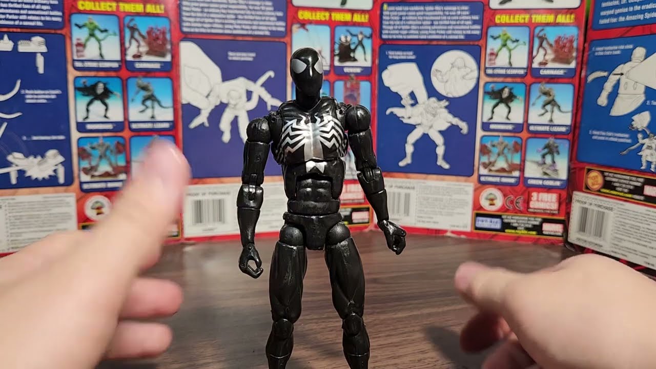 Venom Month #9 Spider-Man Origins Black Suit Spider-Man - A Chewy Mew Review!