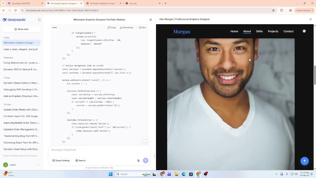 Create A Portfolio Website Using AI