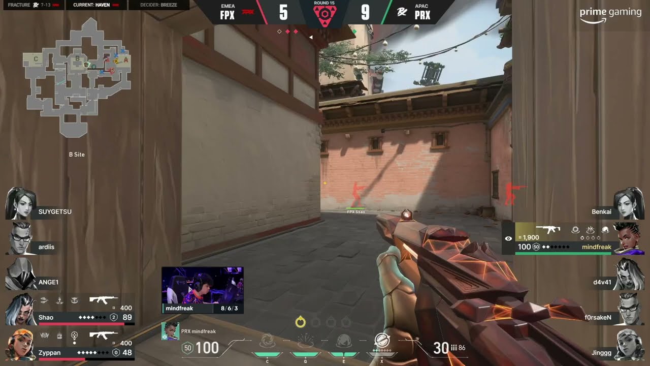 PRX MINDFREAK 1 VS 2 CLUTCH AGAINST FUNPLUS PHOENIX | GRAND FINAL VALORANT MASTER COPENHAGEN