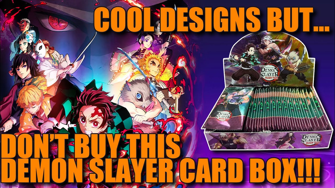 *SCAMMED* BY THIS DEMON SLAYER BOX MUGEN TRAIN | DEMON SLAYER COLLECTIBLE CARDS