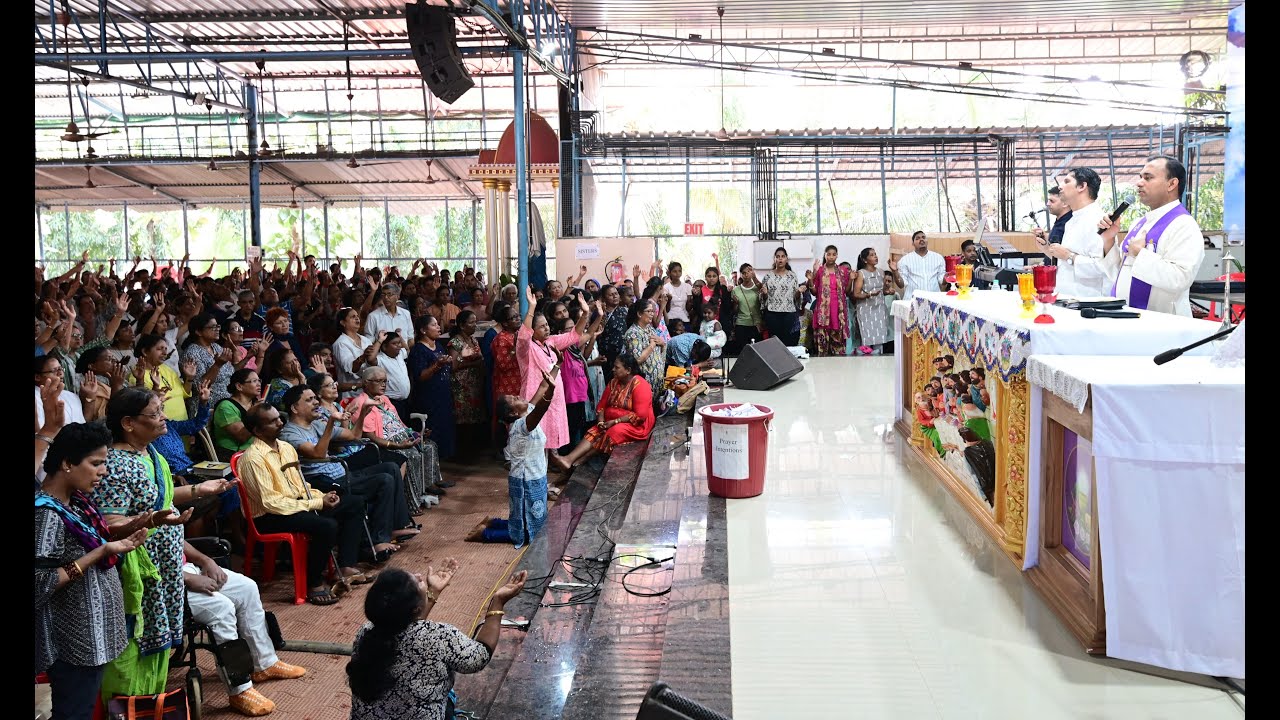 FR. JOSEPH EDATTU VC :  GIVE ALL GLORY TO GOD - Divine Retreat Centre, Nuvem - Goa.