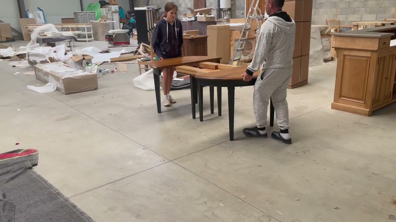 Table Ronde Extensible en Chêne