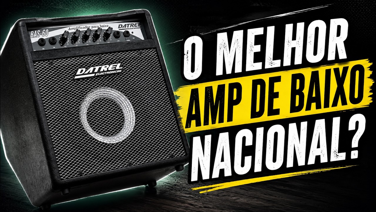 AMPLIFICADOR PARA CONTRABAIXO DATREL BAS 60K — Será que PRESTA MESMO? (Parte 2 + Teste de Som)