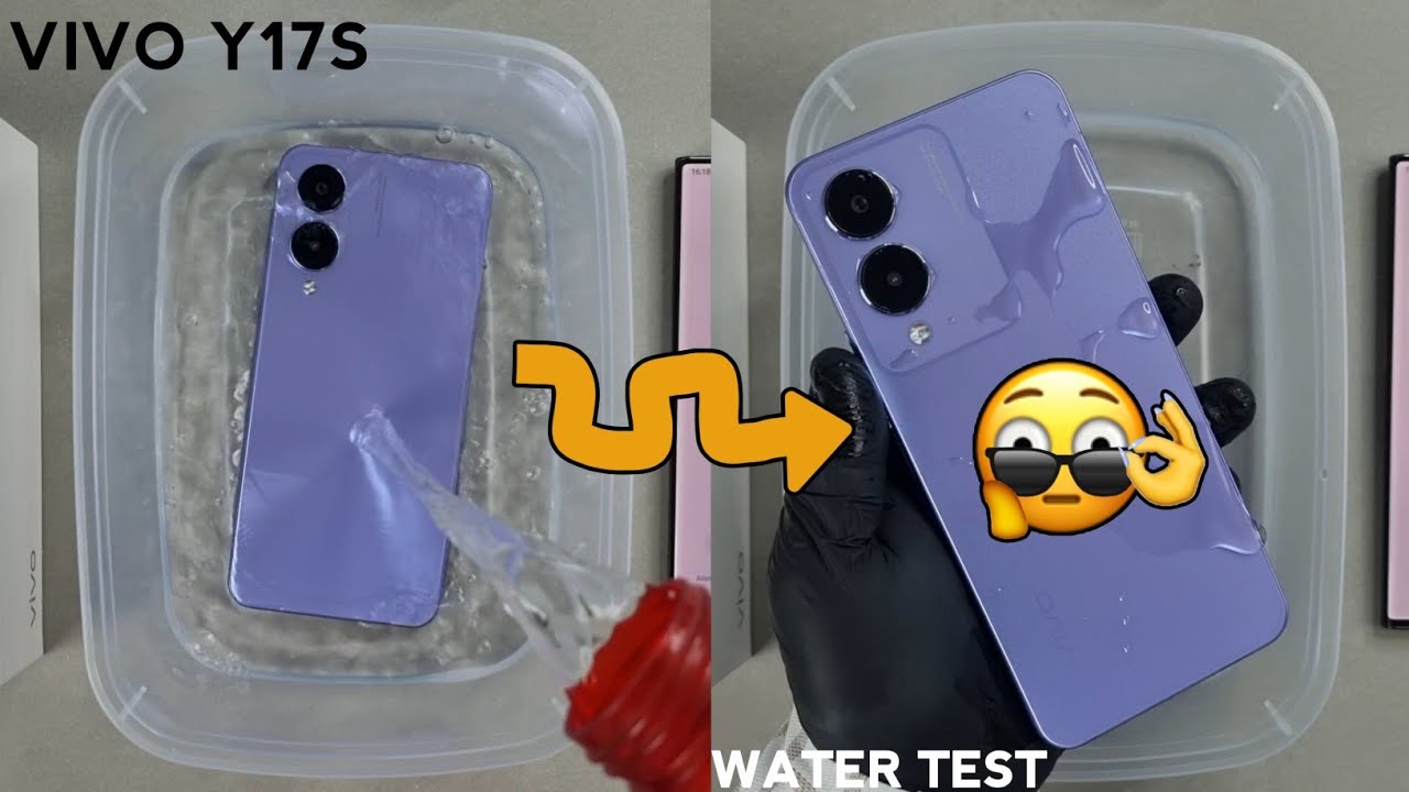 Vivo Y17s Water Test 💦💧| iP54 Water Resistant Test Of Vivo Y17s