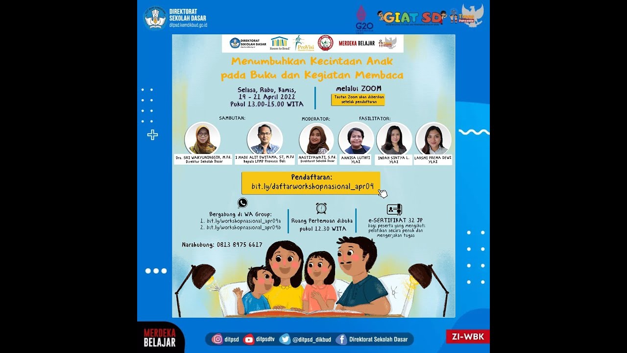 Menumbuhkan Kecintaan Anak pada Buku dan Kegiatan Membaca (Provinsi Bali - Hari 1)