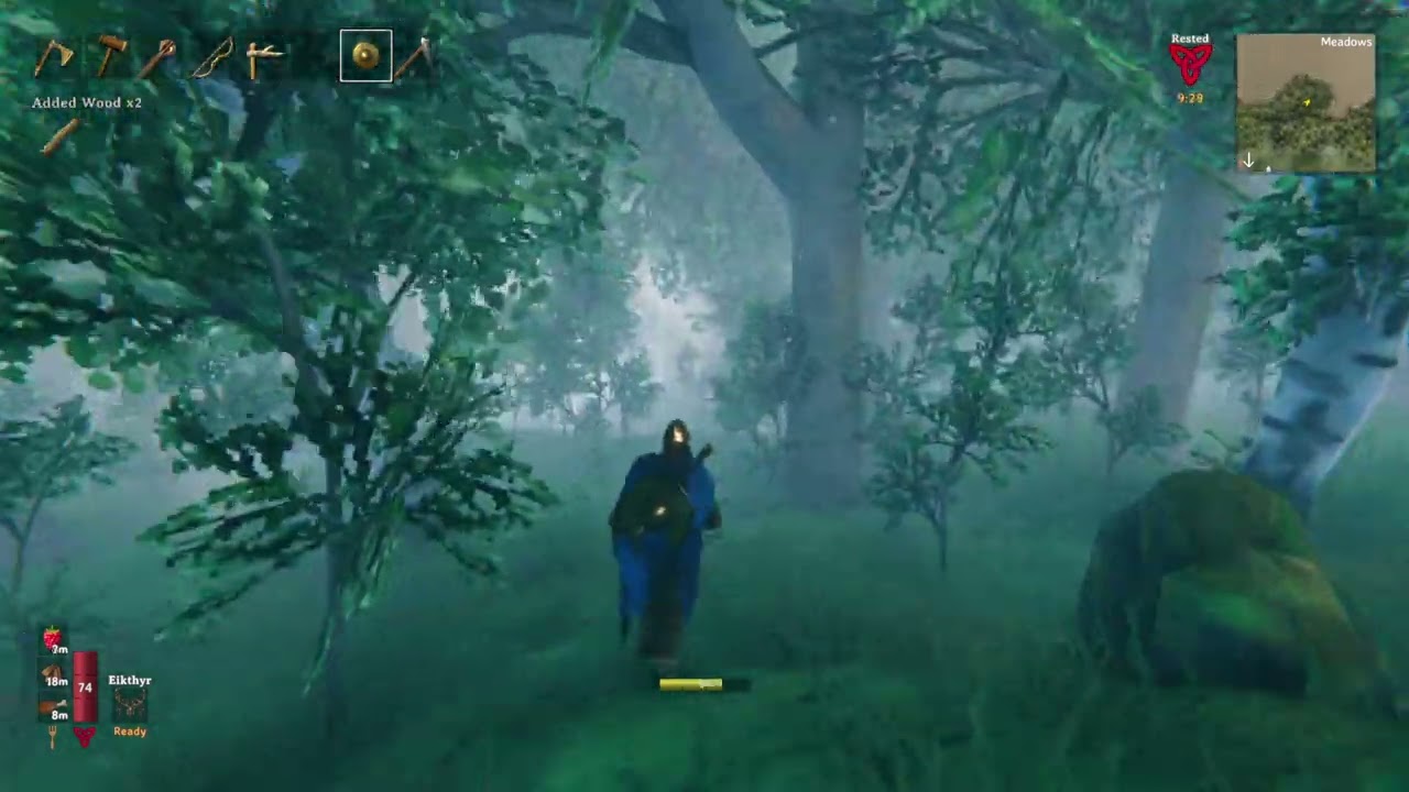 Deucheim Valheim Exploring the Map on foot forever 1.9.25