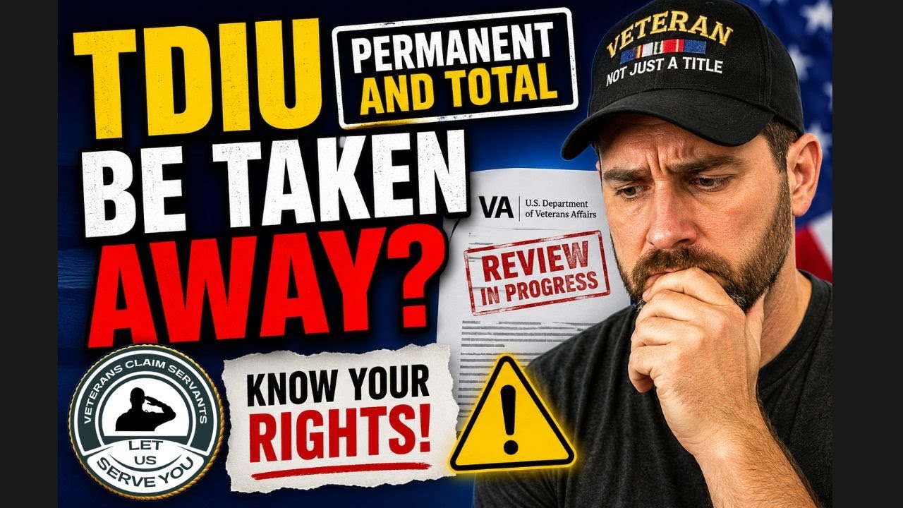 Can TDIU Permanent & Total Be Taken Away? The Truth Veterans Need to Know