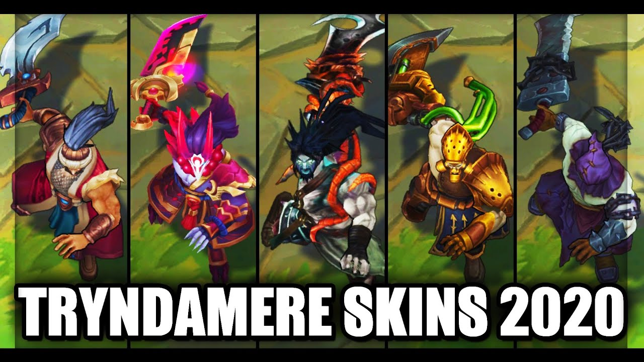 All Tryndamere Skins Spotlight 2020 (League of Legends)
