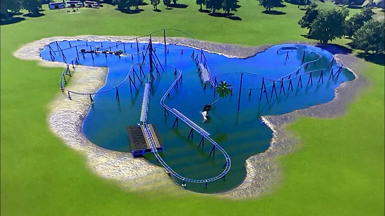 Most realistic recreation of mecalodon in Planet Coaster 2