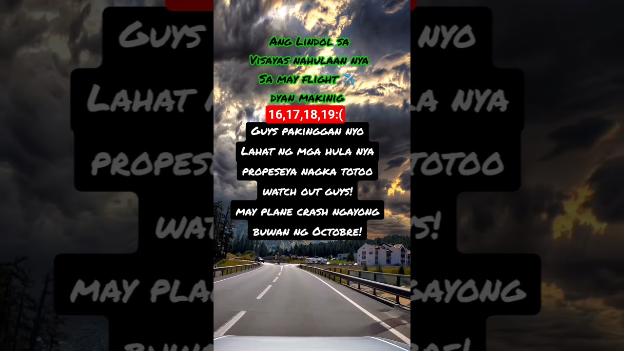 Babala sa mag flight May Plane crash! Dapat nyo tong malaman at mapakinggan