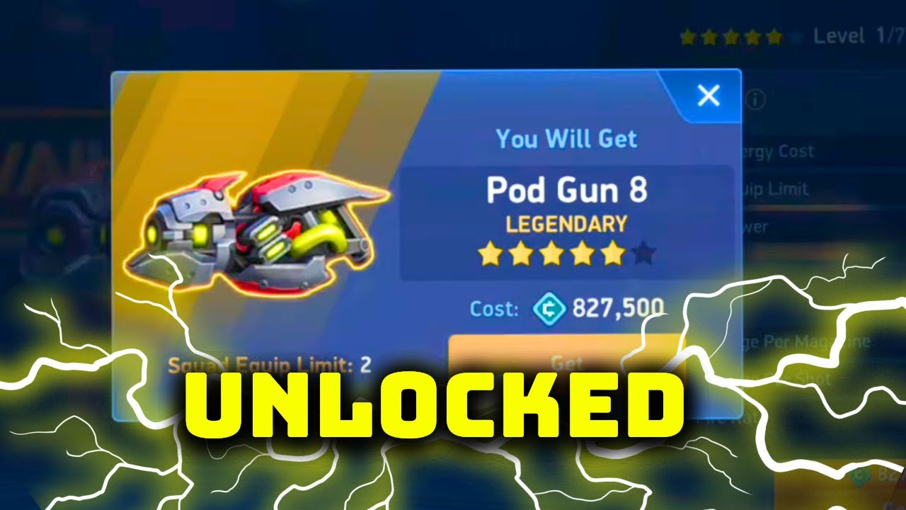 Pod Gun 8 is a NIGHTMARE 😈 for enemies!! | mech arena pod gun 8 | Mech arena