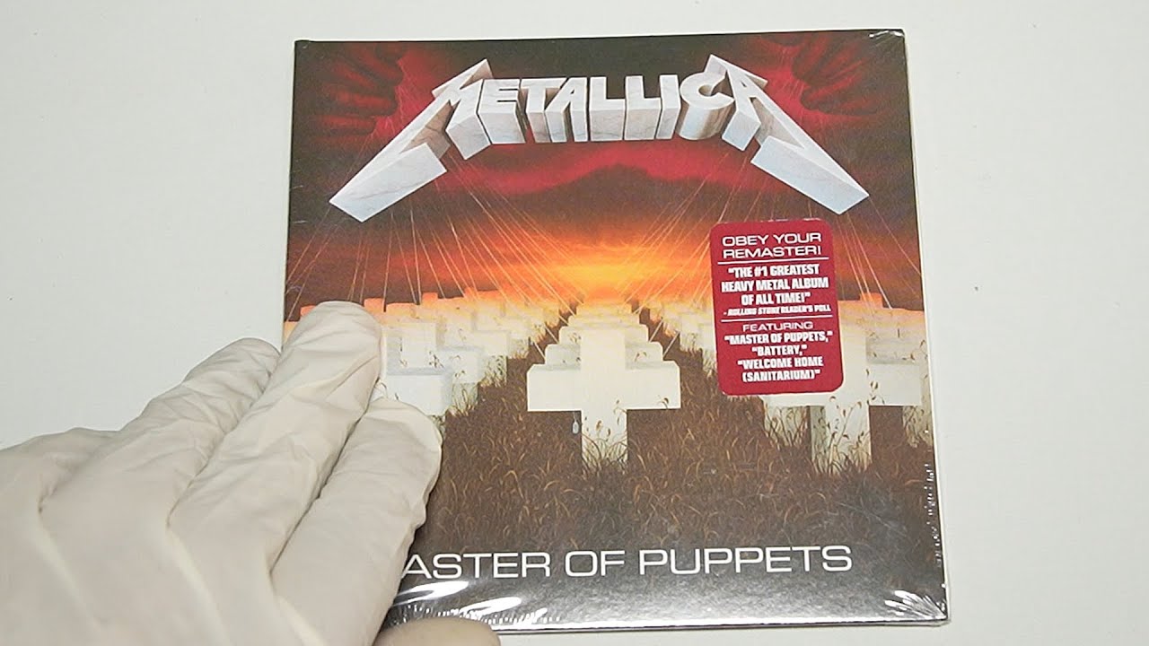 Metallica: Masters of Puppets - Digisleeve Remastered CD Unboxing Video. Unpacking Reissue CD
