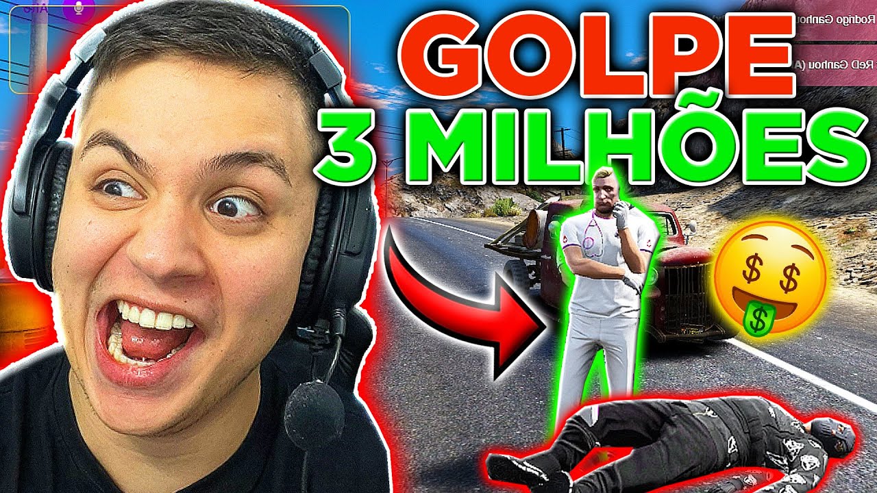 ROUB@NDO JOGADORES FINGINDO SER MÉDICO no GTA RP 😂 (Paulinho o LOKO)