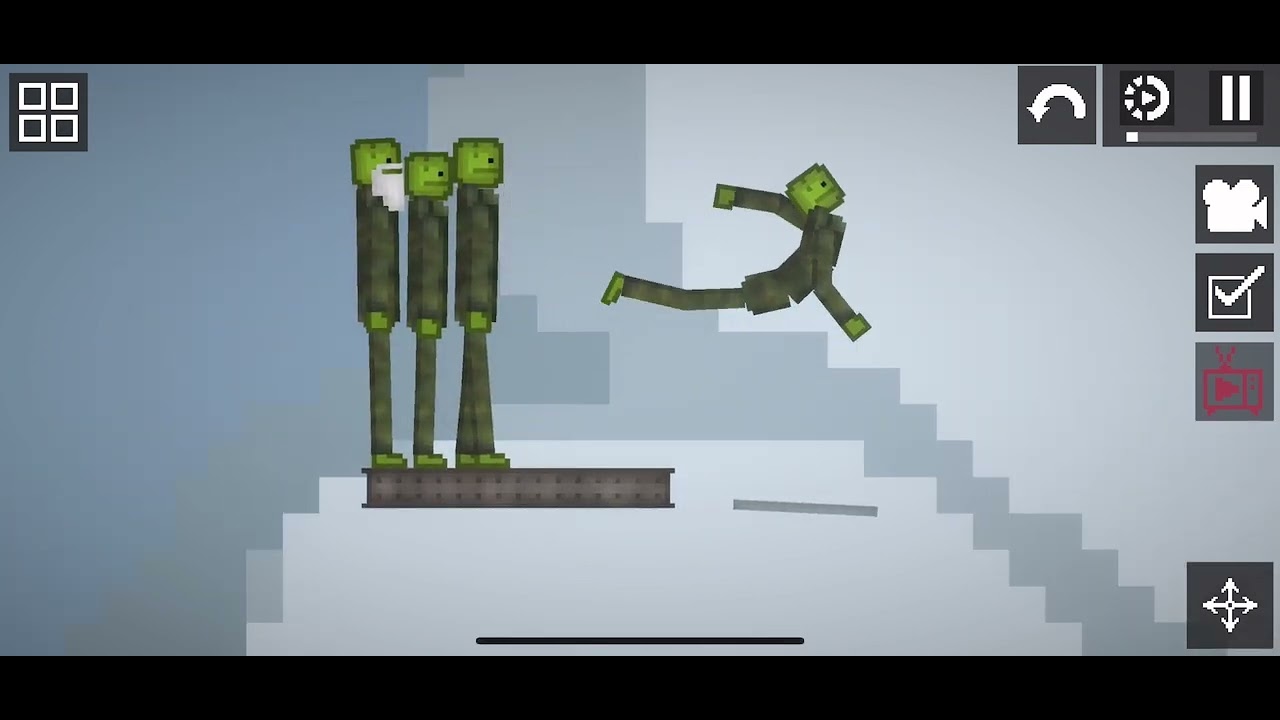 Glass bridge in melon playground