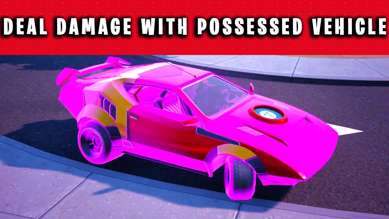 Deal Damage with a Possessed Car - (Fortnitemares)