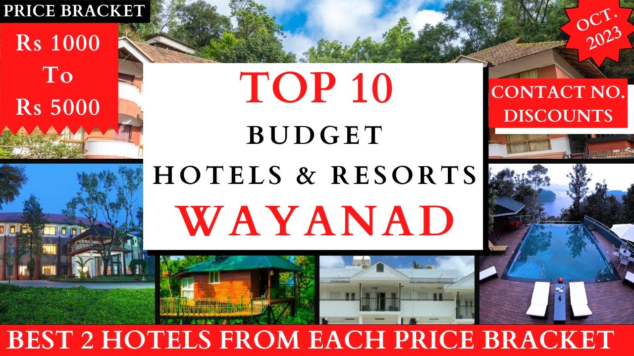 TOP 10 Budget Hotels And Resorts In WAYANAD 2023 | Rs 1000 To 5000 | Cheap & Best Homestays