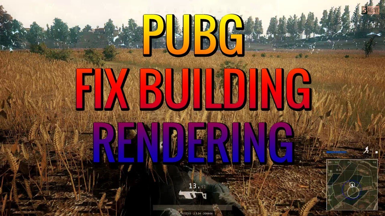 PLAYERUNKNOWN'S BATTLEGROUNDS l FIX HOUSE RENDERING!