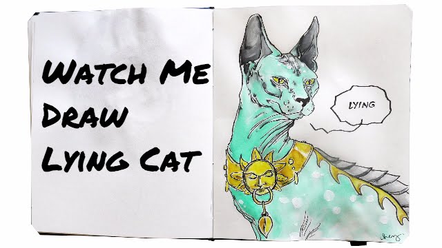 Watch Me Draw : Lying Cat