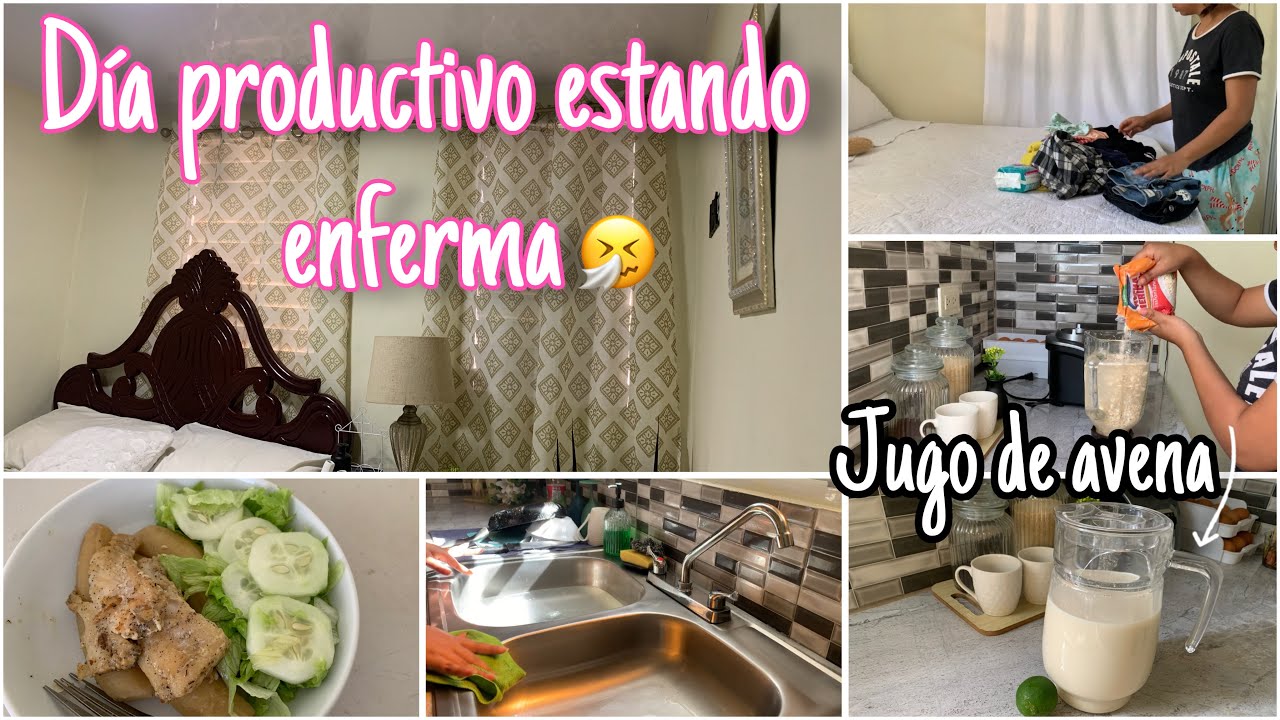 ORDENANDO un poco / JUGO DE AVENA a mi manera 💁 / cambiando CORTINAS ✨🫧
