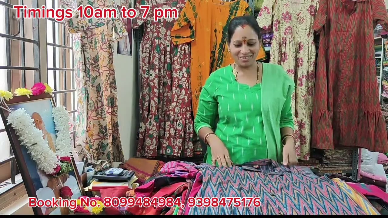 Kalamkari A-line;short and long frocks 