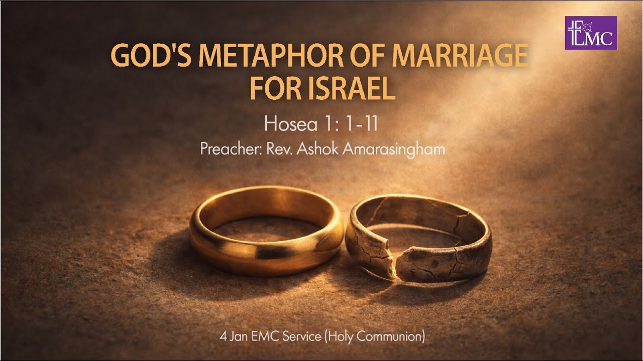 God's Metaphor of Marriage for Israel | Hosea 1: 1-11 | Rev. Ashok Amarasingham