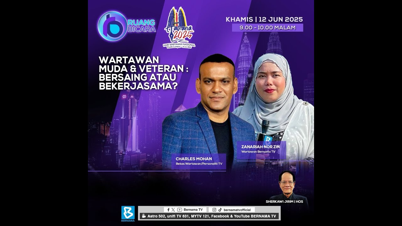 Wartawan Muda & Veteran :Bersaing atau Bekerjasama? | Ruang Bicara
