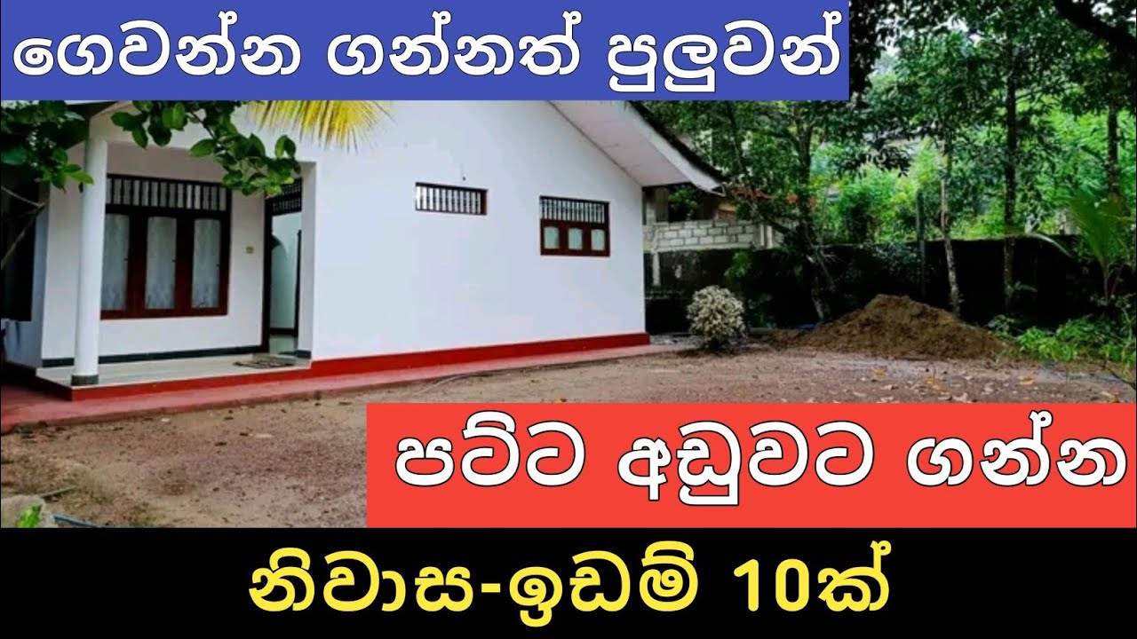 පට්ට අඩුවට නිවාස ඉඩම් 10ක් | Aduwata gewal aduwata | House for sale | Land sale |Ikman Selling 