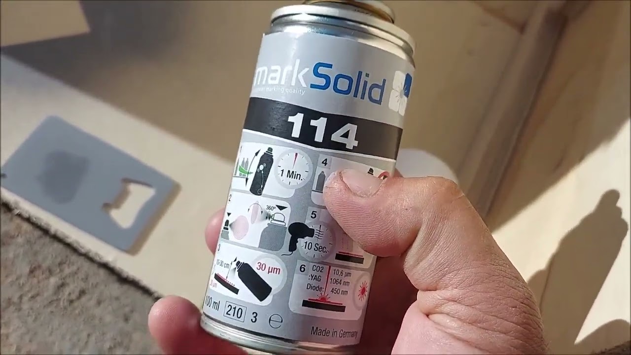 Mark Solid 114 Χάραξη σε μέταλλα με CO2 laser