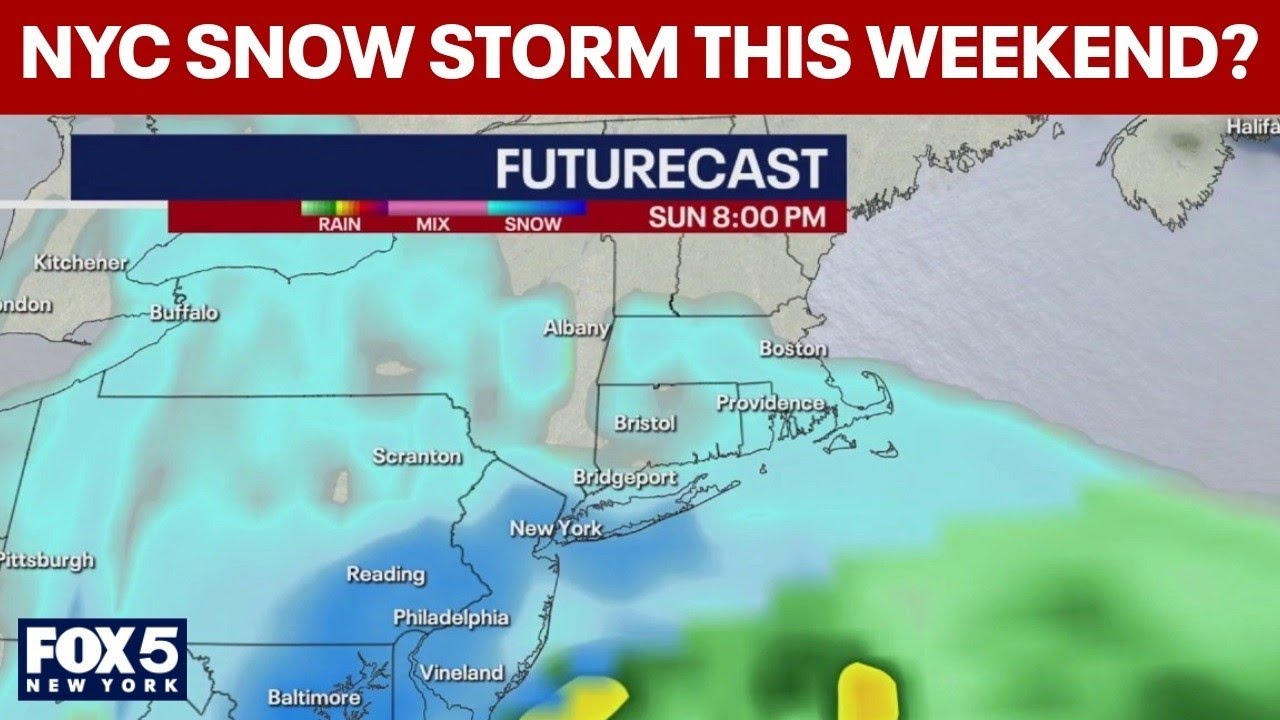 Potential snow storm hitting NYC this weekend