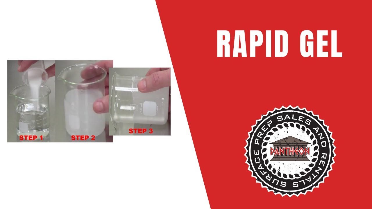 Rapid Gel, Concrete Waste Disposal:  Pantheon Surface
