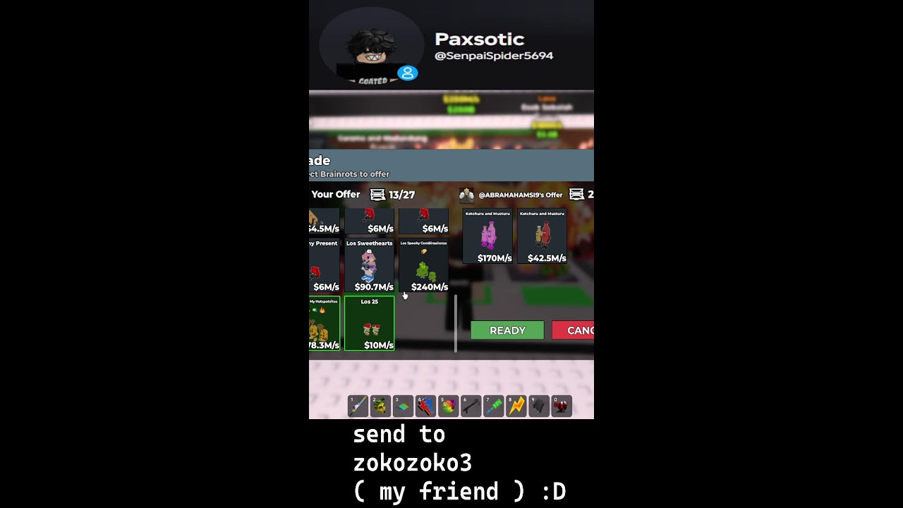 trading INSANE BRAINROTS with VIEWERS on live!!