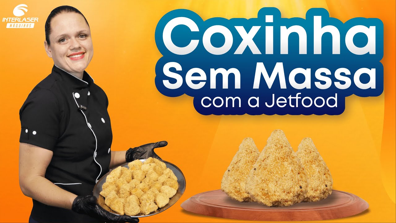 COXINHA SEM MASSA NA JETFOOD I RECHEIO DE FRANGO