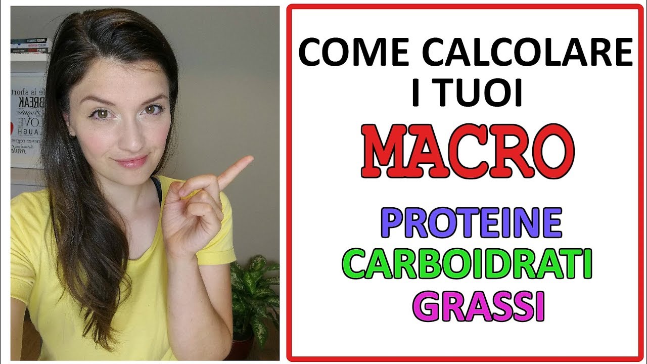 COME CALCOLARE I TUOI MACRO || Una guida  facilissima || PRO - CARBO - GRASSI