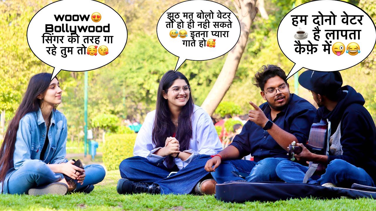 Impressing Cute Girls With Singing & Guitar Prank  | Awesome Mashup |Bollywood Songs । Ashish Mani