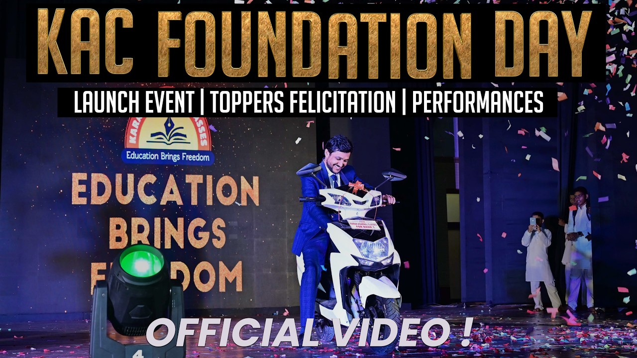 Karan Agarwal Classes Grand Foundation Day | Launch Event, Felicitation & Performances Highlights