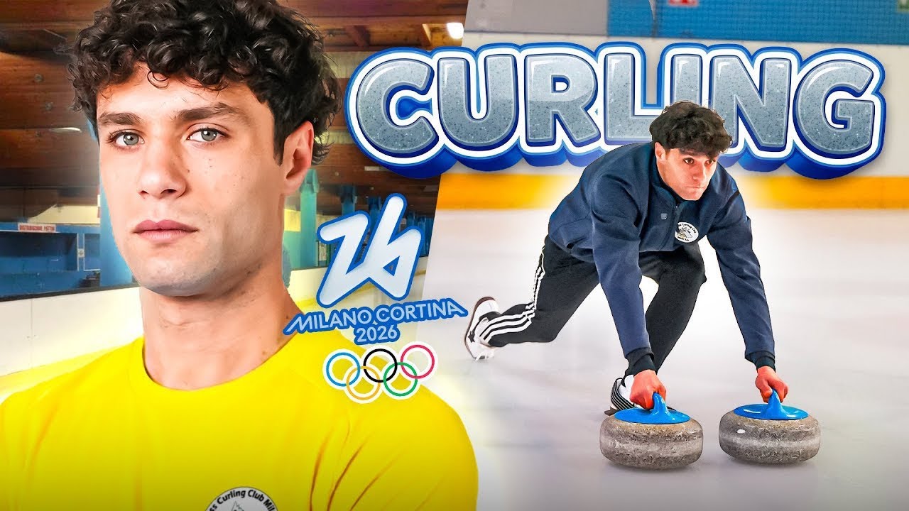 🥌DIVENTO UN GIOCATORE di CURLING! ❄️