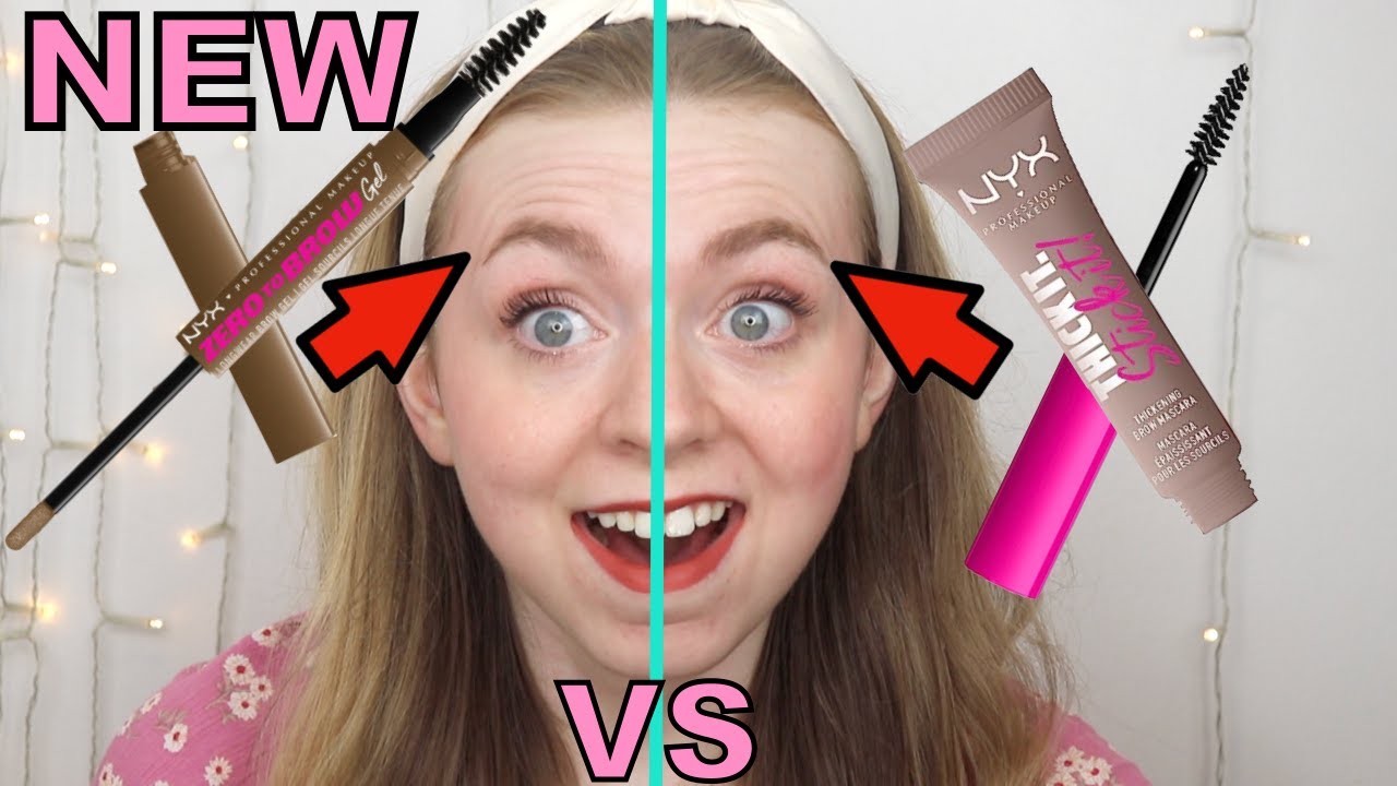 NYX Zero to Brow Eyebrow Gel VS NYX Thick It Stick It Brow Mascara! | Waterproof Brow Gel?!