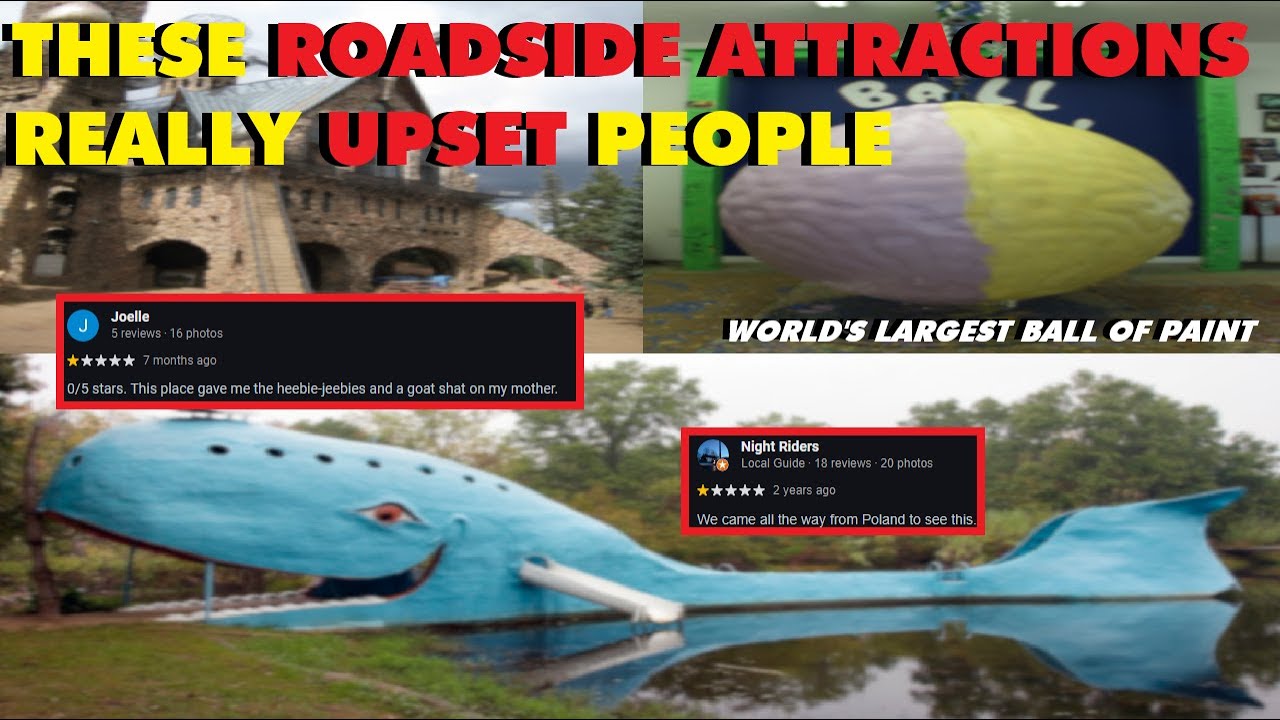 These BIZZARE Road Side Attractions have CRAZY Reviews! (Funny/Crazy 1 Star Reviews)