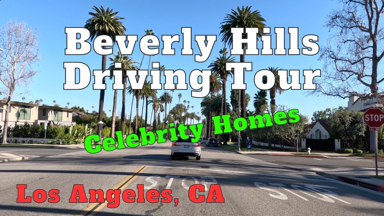 [5K] Beverly Hills Driving Tour - The Flats (EVERY STREET), Celebrity Homes, Los Angeles, California