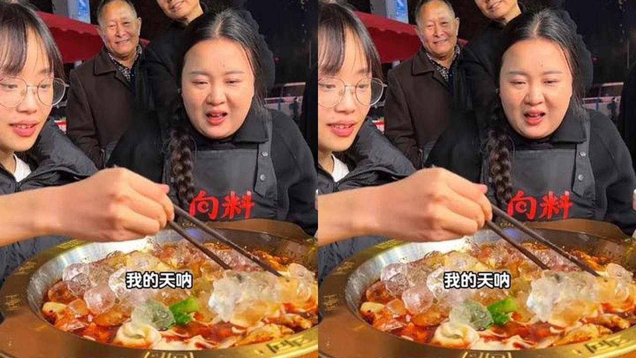 妹妹吃完80个抄手又挑战160，好厉害#小面调料 #地方特色美食