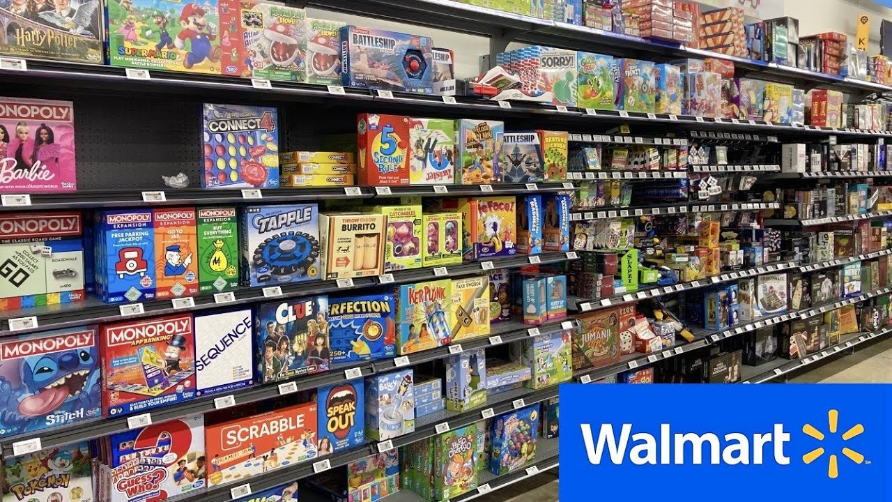 Настольные игры Walmart, игры для вечеринок, раздел игр, игры, покупки со мной, обзор магазина.