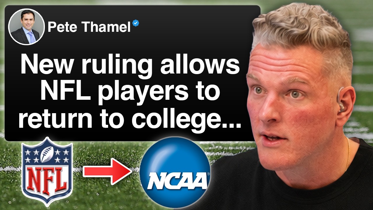 NFL Players Can Go BACK TO COLLEGE?! NCAA Hit With Stunning Court Ruling