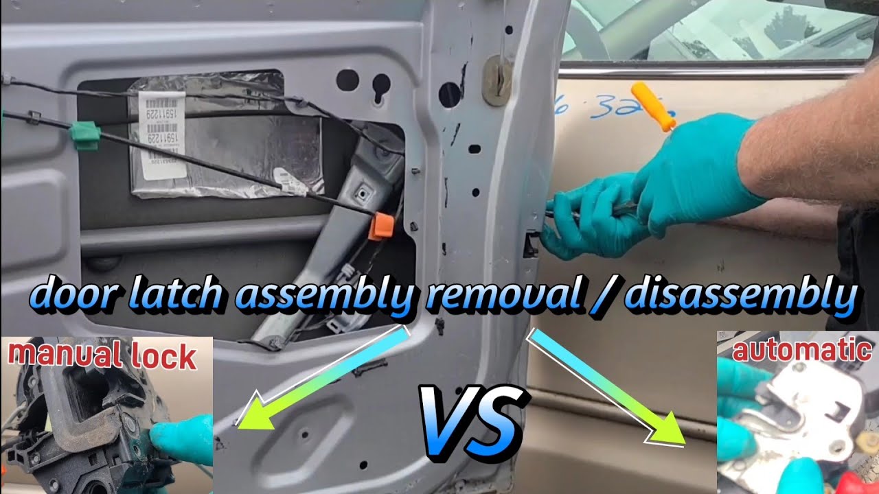 Chevy Cobalt door latch assembly removal/disassembly