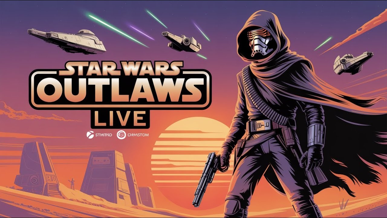 STAR WARS OUTLAWS 🔥 Explorando o Lado Fora da Lei da Galáxia | LIVE AO VIVO