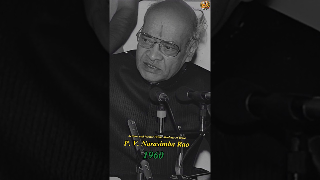 P. V. Narasimha Rao Biography | The PM Who Changed India's Economy 🇮🇳 #shorts