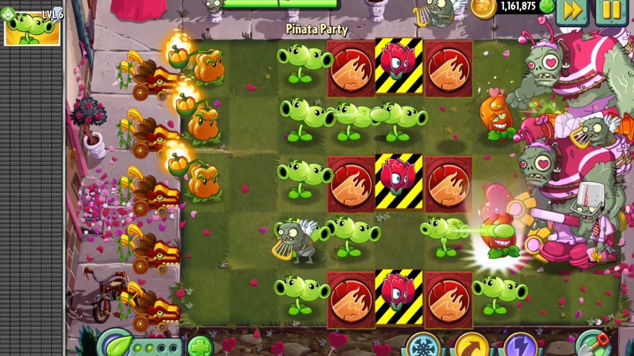 Plants vs Zombies 2 Pinata Party #pvz2 #pvzgameplay  #pvzmobile #games สงครามพืชปะทะซอมบี้ 2 