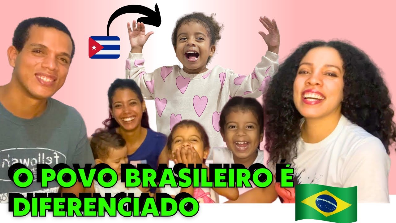 Por que os BRASILEIROS SÃO O POVO MAIS GENEROSO| Família CUBANA  recebe PRESENTES INESPERADOS #lulu