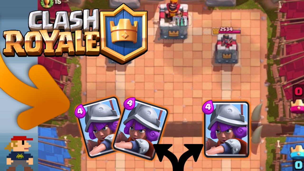 Clash Royale : 3 MUSKETEER SPLIT DECK
