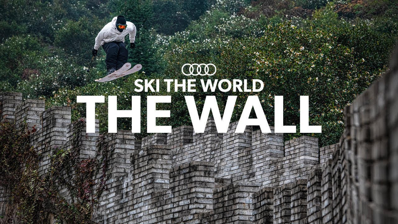 Skiing on The Great Wall of China - Candide Thovex