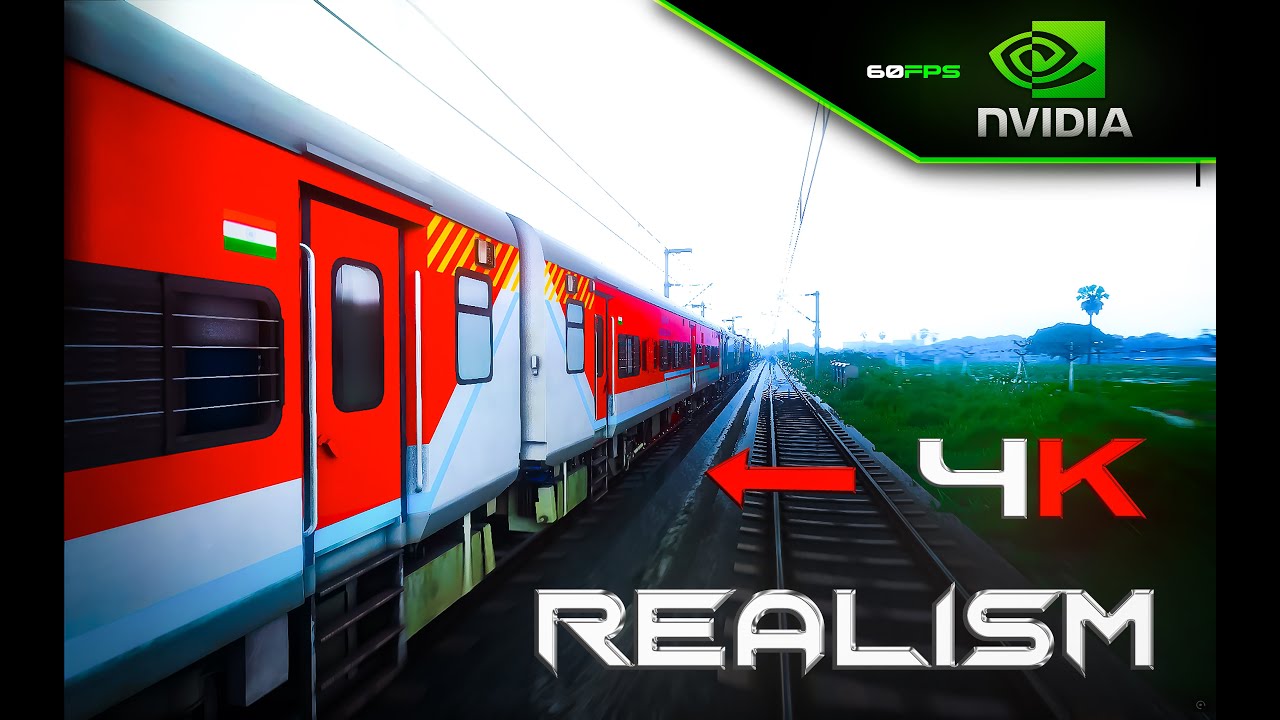 4K Gameplay Hyderabad to Kazipet Jn Railworks #indianrailways  #trainsimulator #railworks #4k